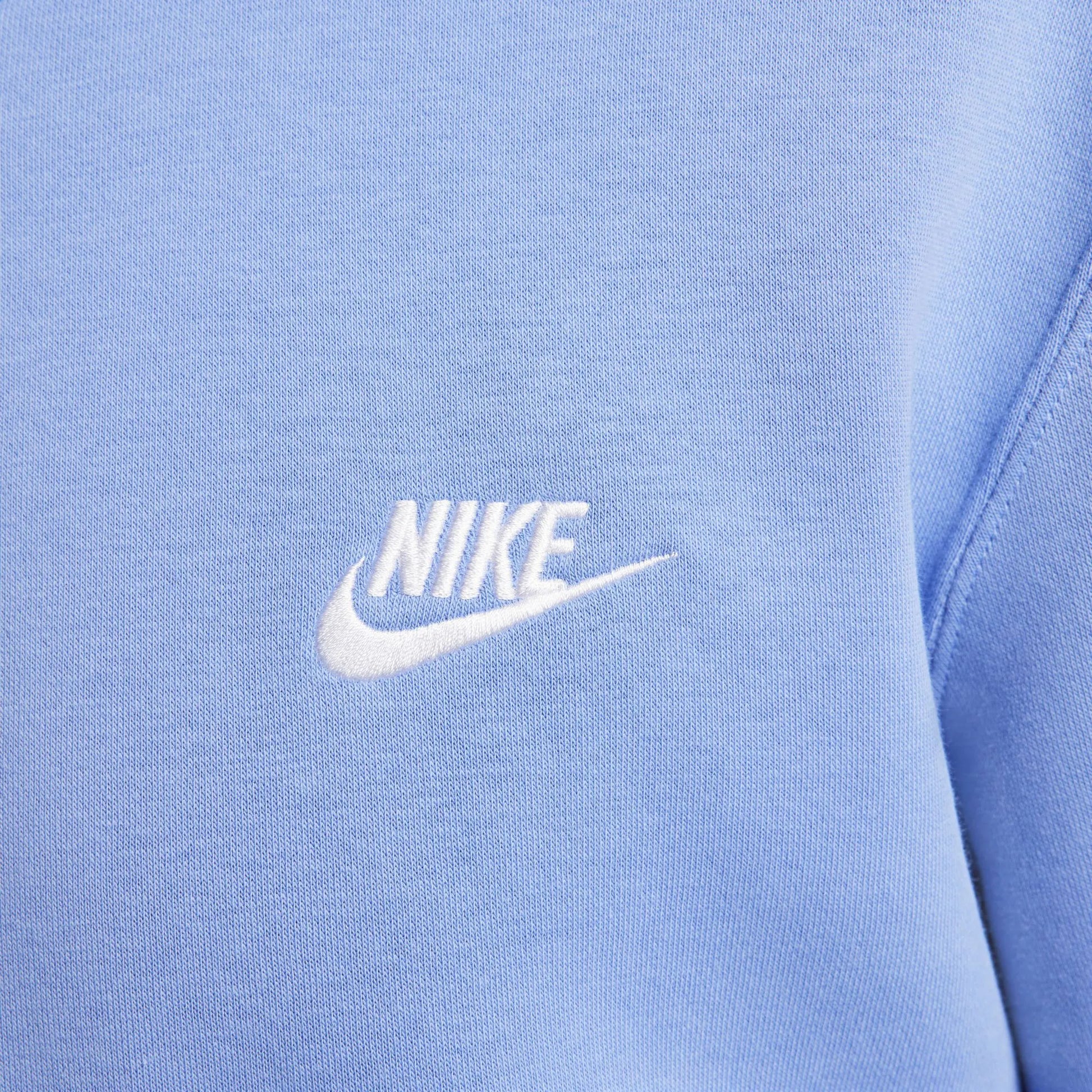 Nike Sportswear Club Half-Zip Brushed Sweater – Blue Men